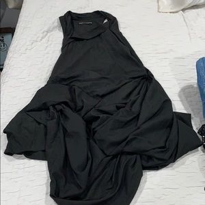 ALL SAINTS  black parachute cocktail dress